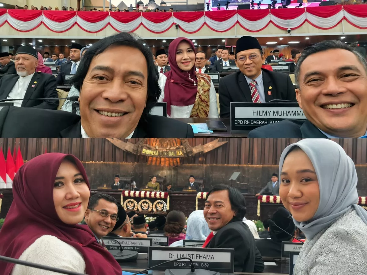 DPD RI Ning Lia dan Komeng, net